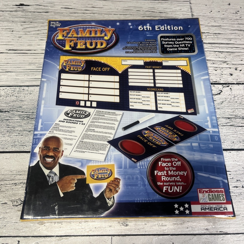 Family Feud - 6th Edition Board Game (2017) Brand New Sealed. - Picture 2 of 2